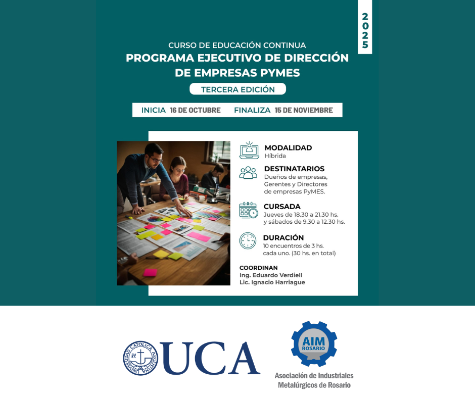 Programa ejecutivo UCA: Dirección de PyME 